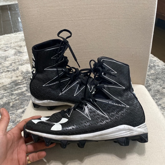 Under Armour Other - Under Armour clutch fit football cleats high Mens size 10